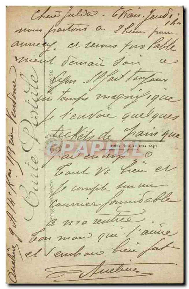 ÉVIAN-LES-BAINS — O Estabelecimento Thévenin — Selbota - Verso