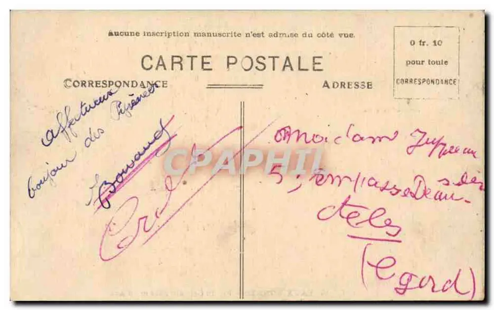 Pic du Ger ou Salon — Eaux-Bonnes — Carrache, editor — Pau, C.C. — 55 - Verso