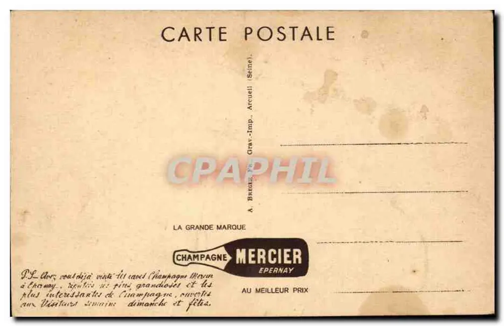 Champagne Mercier — Épernay — Allgemeiner Blick auf die Einrichtungen - Rückseite