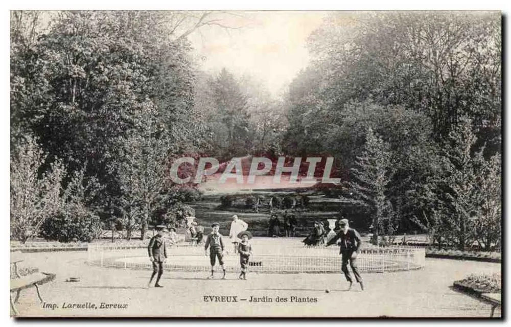 EVREUX — Garten der Pflanzen — Imp. Laruelle, Evreux - Vorderseite
