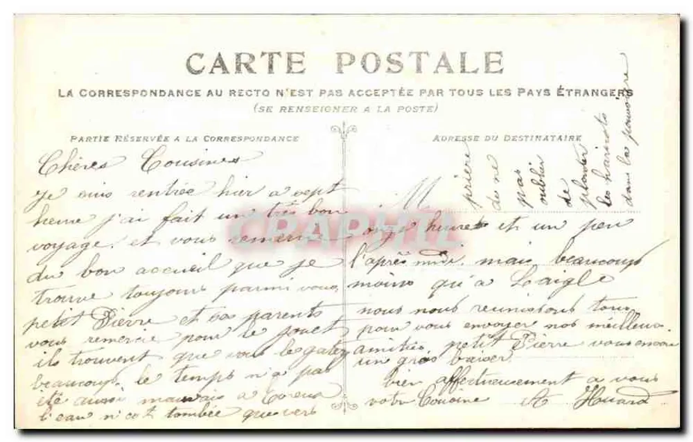 EVREUX — Garten der Pflanzen — Imp. Laruelle, Evreux - Rückseite