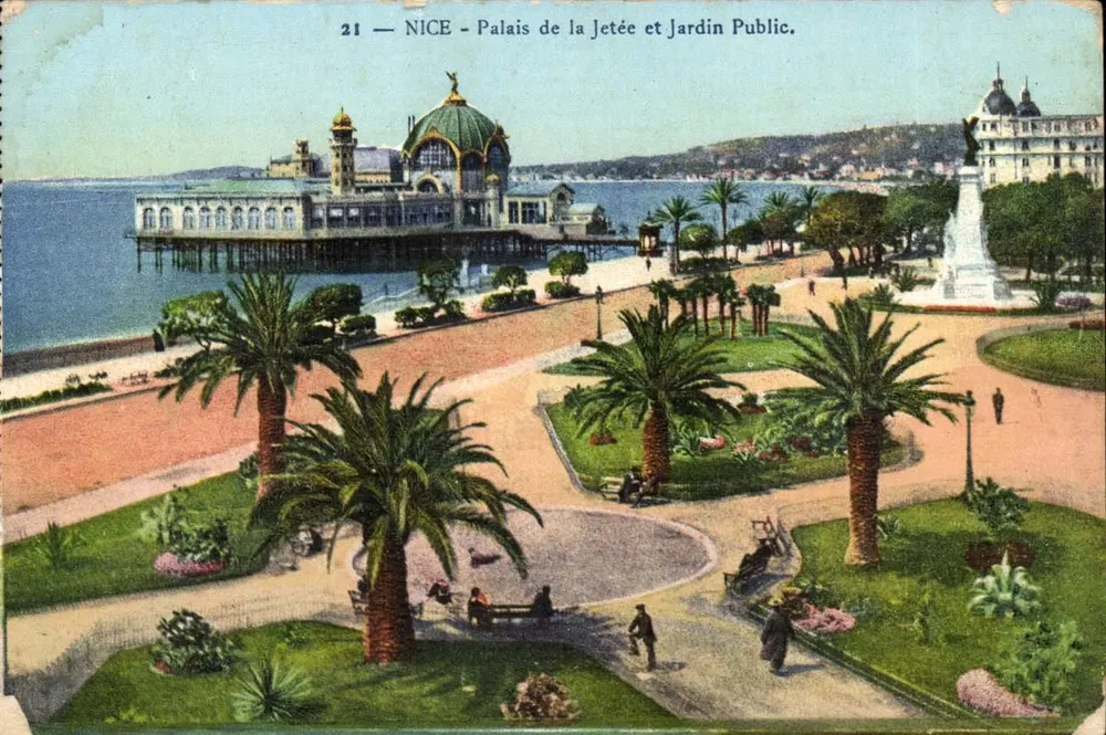 Nice - Palácio da Ponte e Jardim Público — edição série 21 - Frente