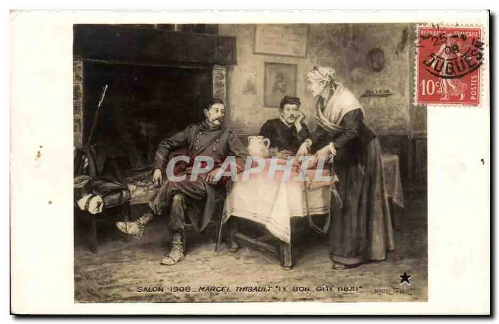 Salon 1908 - Marcel Thibault 'Le Bon Gîte' (1871) - Verleger Marcel Thibault - Vorderseite