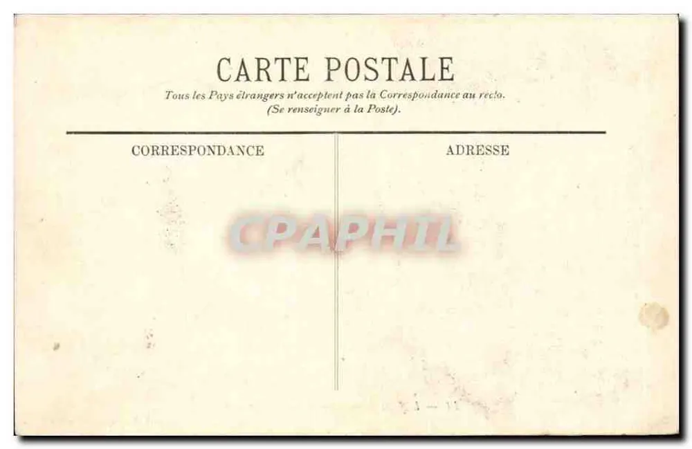 Loches — Vista geral (Leste) — Livraria Raymonde, Loches - Verso