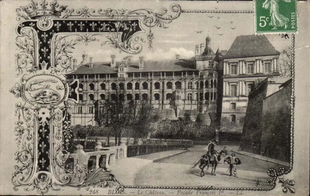 Blois — Das Schloss — Fassade von François I — LL, n°248 - Vorderseite
