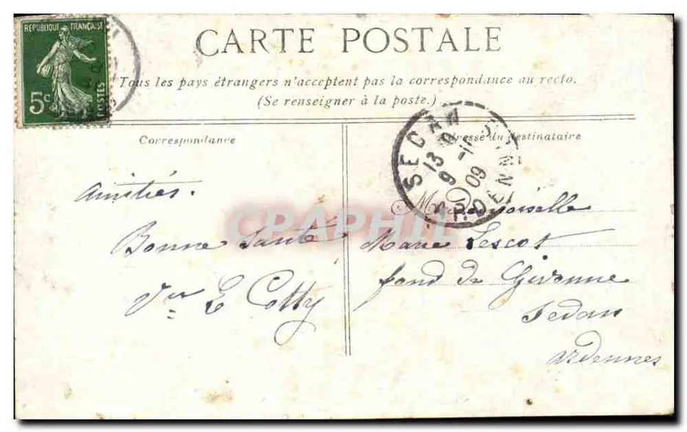 Parijs — Saint-Germain-l'Auxerrois — De Klok - Achterkant