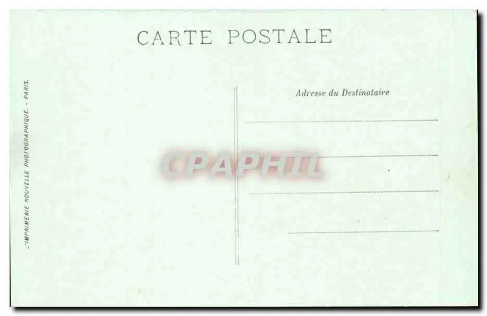 Le Havre — Die Mole und der Vorhafen — LL. — Imprimerie Nouvelle Photographique, Paris - Rückseite