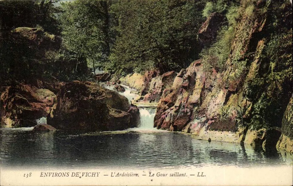 Umgebung von Vichy — L'Ardoisière — Le Gour saillant — LL. - Vorderseite