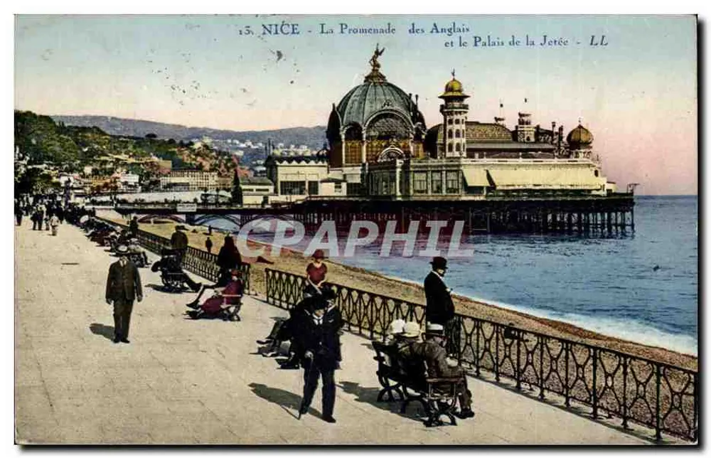 NICE - A Promenade dos Ingleses e o Palácio da Jetée - LL - Frente