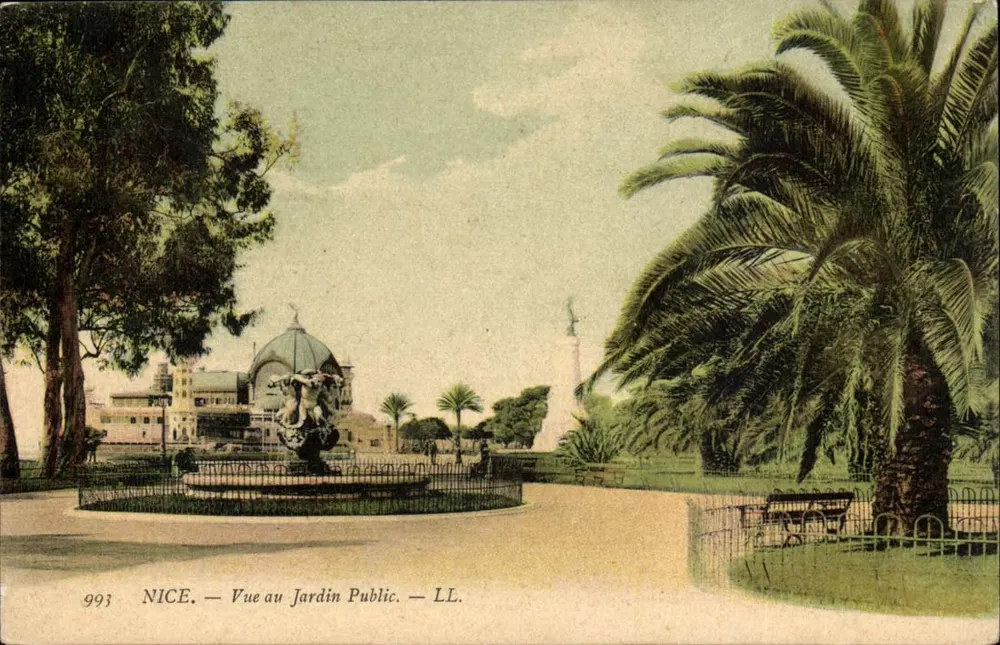 Nice — Vista no Jardim Público — LL. — n° 993 - Frente