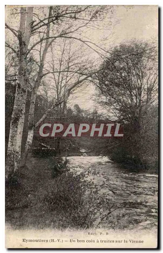 Eymoutiers (H.-V.) — Ein guter Forellengrund auf der Vienne — Verlag P. B - Vorderseite