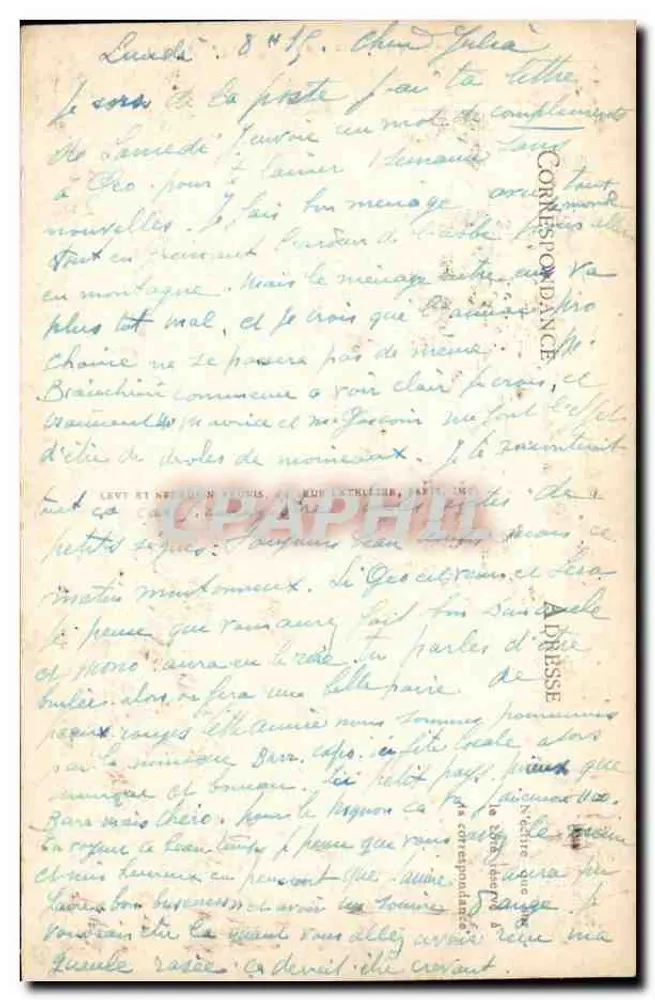 GÉRARDMER — A Cachoeira Charlemagne — LL. n°126 - Verso
