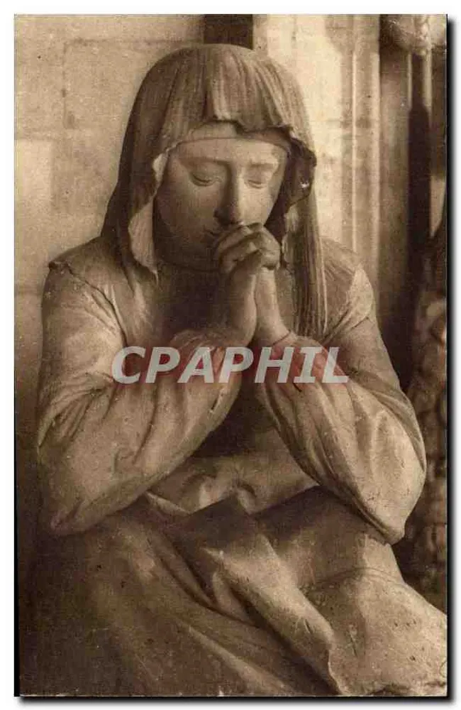 Sainte Marie-Madeleine — statue en pierre — Édition de l'Abbaye de Solesmes - Vorderseite