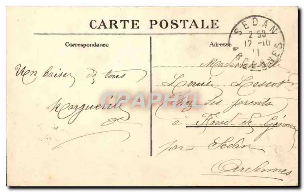 Coluna e Praça Vendôme — Paris — F.F. Paris 1238bis - Verso