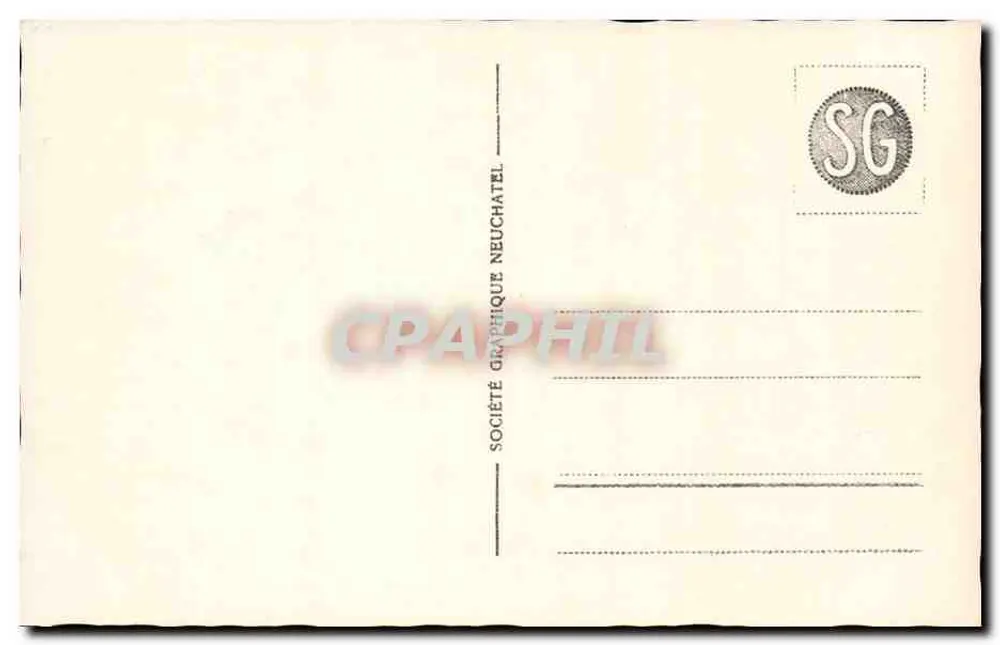 Neuchâtel. Vista geral — Sociedade Gráfica Neuchâtel, n° 25895 - Verso