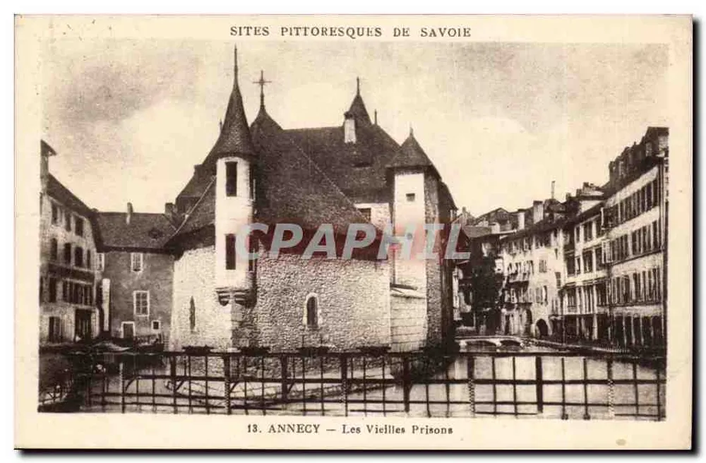 Annecy — As Velhas Prisões — Sítios pitorescos da Saboia, n°13 - Frente