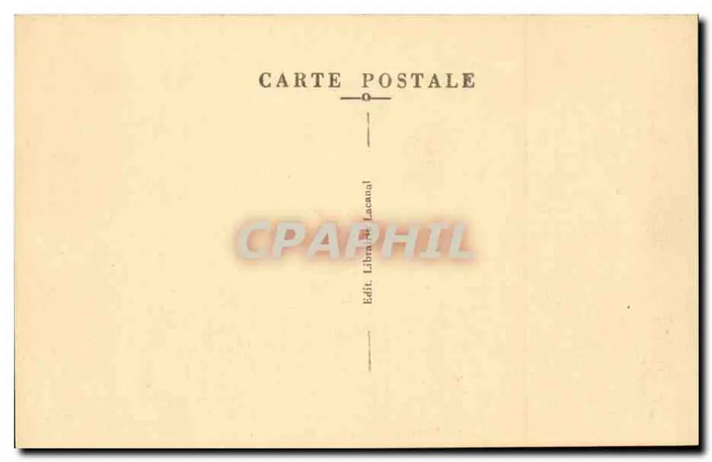 Luçhon — Cirque de Superbagnères — Editor Lacanal, n°25 - Verso
