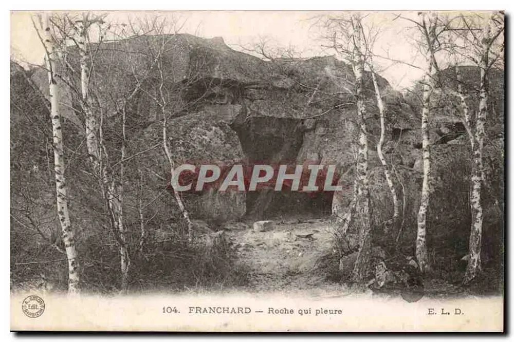 Franchard — Rocha que Chora — E. L. D. - Frente