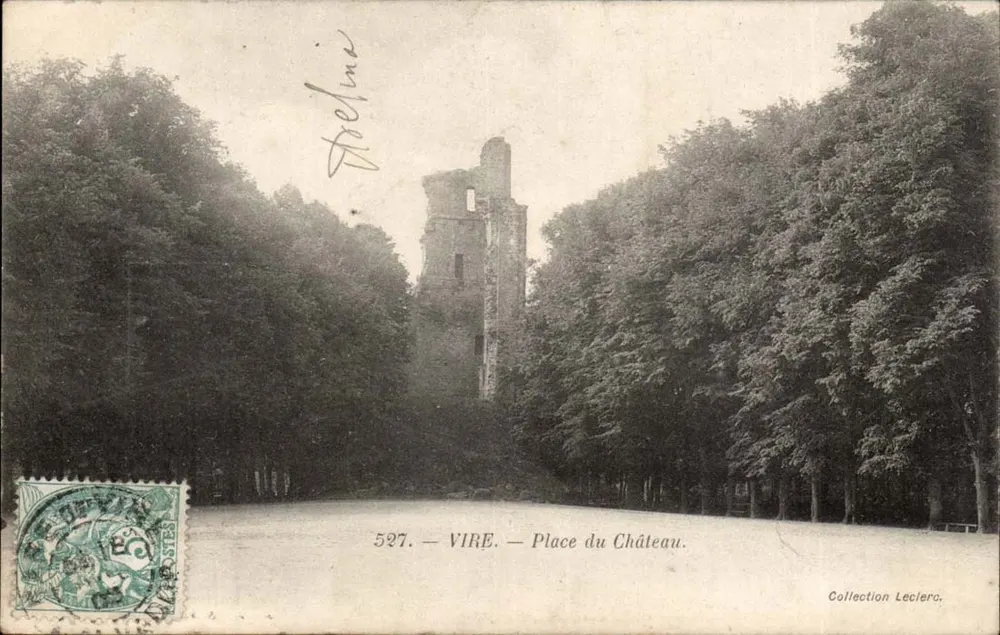 VIRE — Plac Zamku — Zbiór Leclerca - Awers