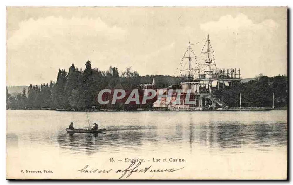 Enghien - See und Casino — P. Marmouse, Paris, n°15 - Vorderseite