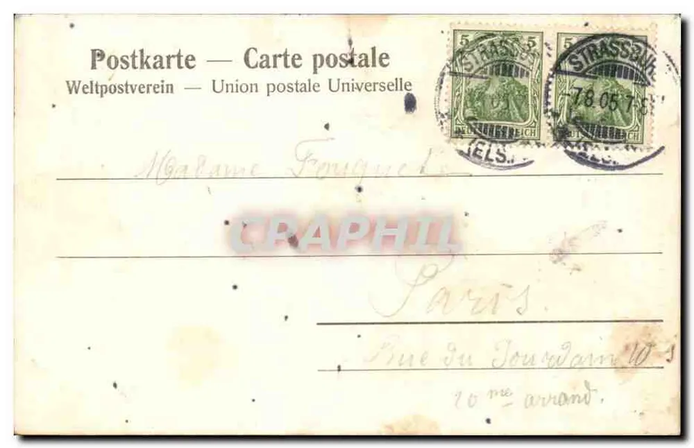 Baden-Baden — Konversationshaus — Verlag v. A. Borgert, Baden, 1935 - Rückseite