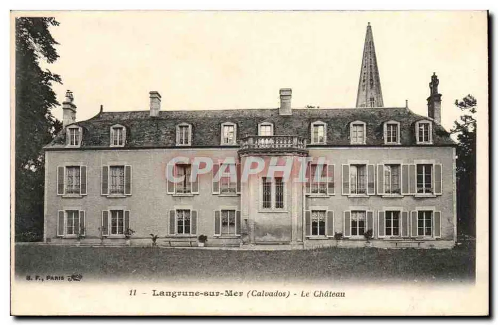 Langrune-sur-Mer (Calvados) — O Castelo — B. F., Paris - Frente