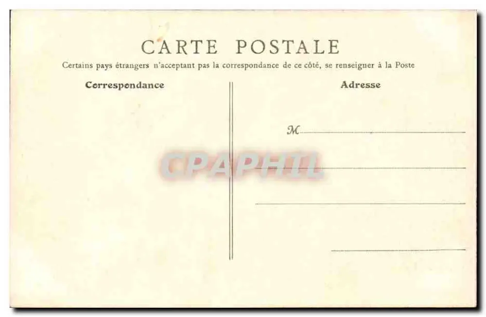 Langrune-sur-Mer (Calvados) — O Castelo — B. F., Paris - Verso