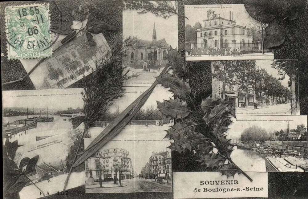 Boulogne-sur-Seine — Souvenir — F.A. 137 - Frente