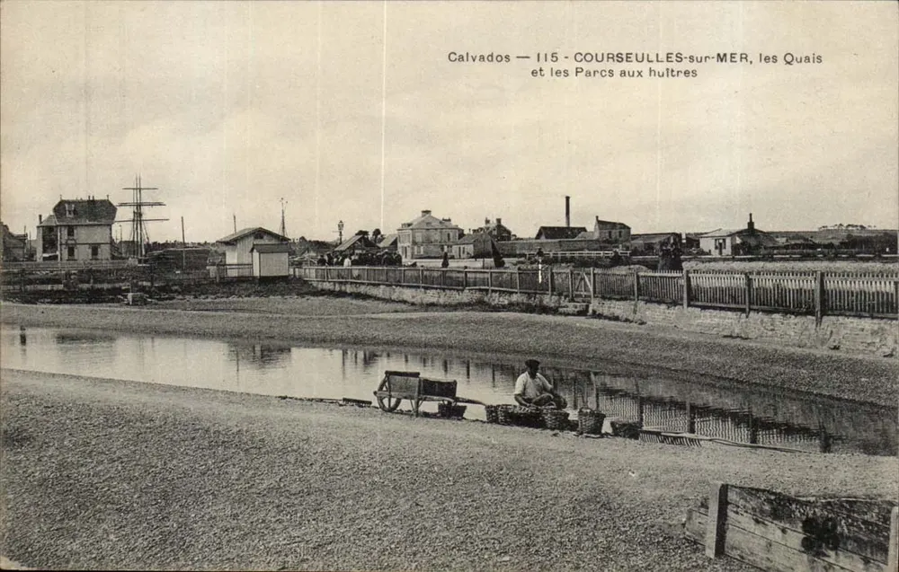 COURSEULLES-sur-MER, die Kais und die Austernparks — Calvados — 115 - Vorderseite