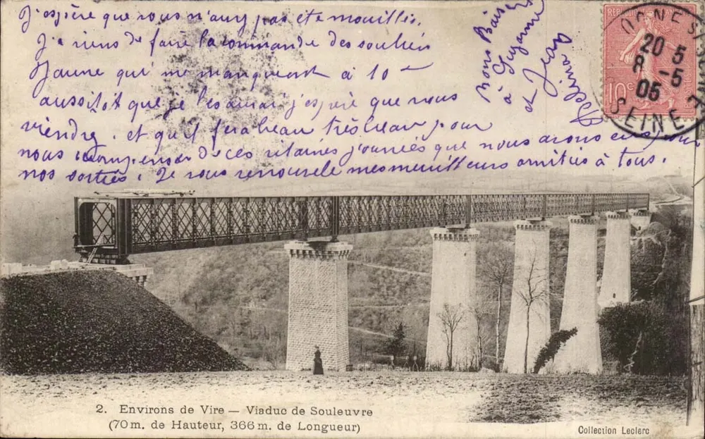 विरे के आसपास — सूलेव्र वियाडक (70 मीटर की ऊंचाई, 366 मीटर की लंबाई) — लेक्लर्क संग्रह - आगे