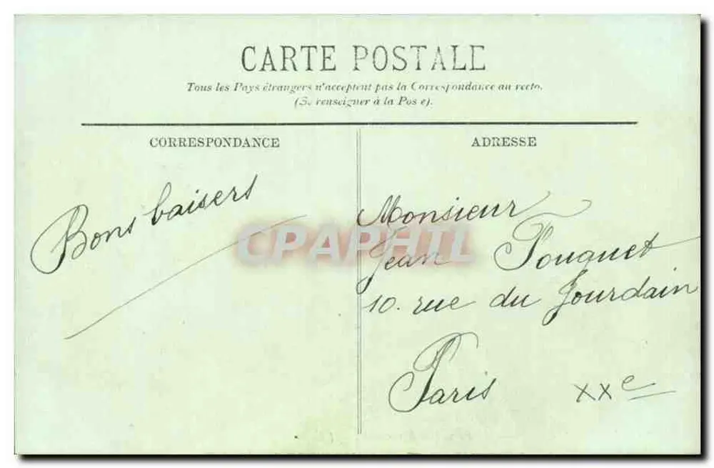 Le Pouliguen — Der Hafen und die Promenade — LL. n°60 - Rückseite