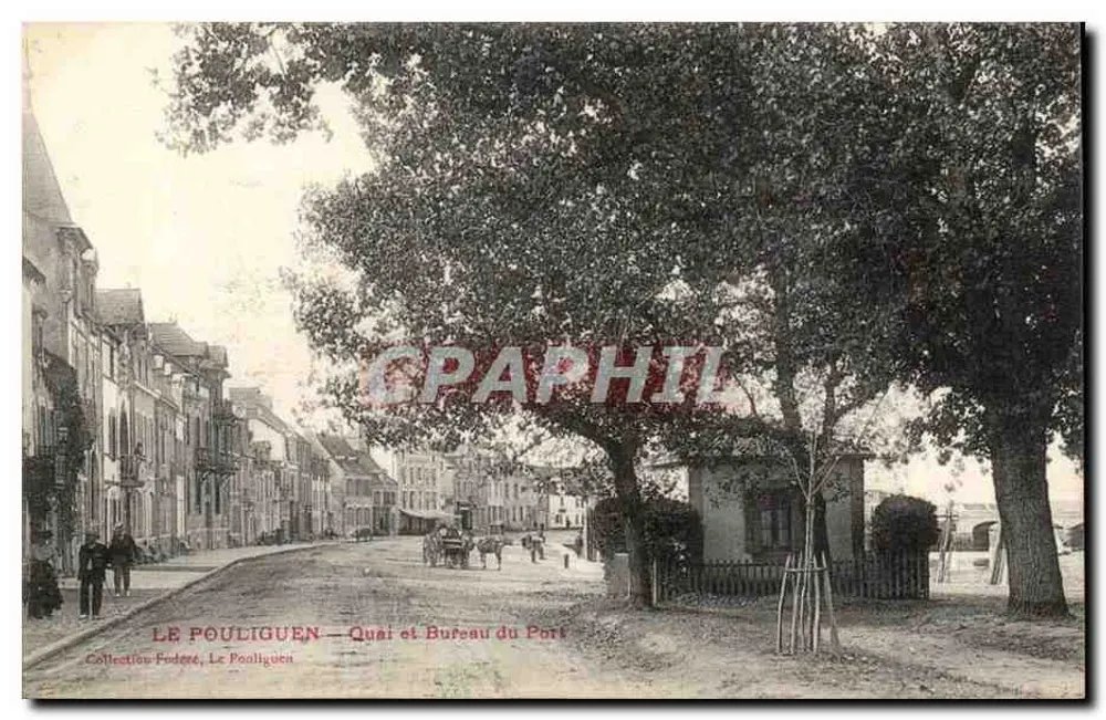 Le Pouliguen — Kai und Hafenamt — Sammlung Pouliguen - Vorderseite