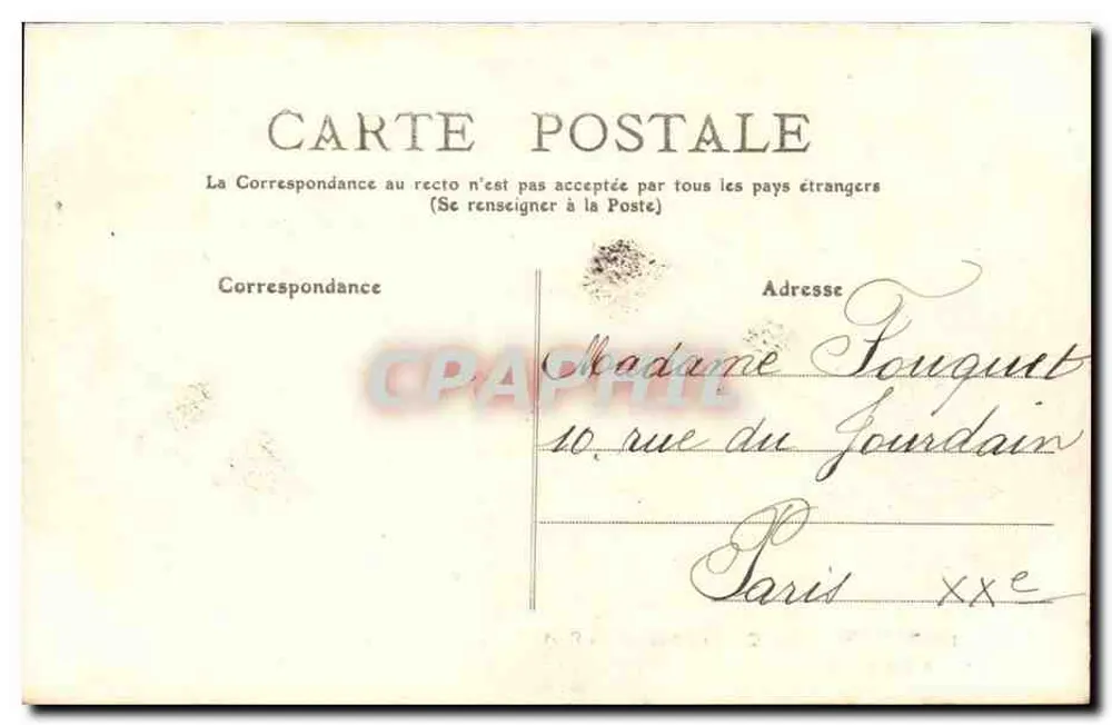 Le Pouliguen — Kai und Hafenamt — Sammlung Pouliguen - Rückseite