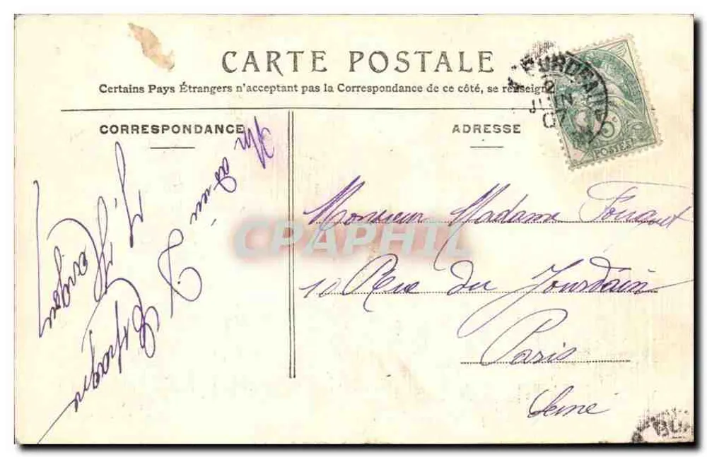 Hendaye — Das Casino — P. L. Sonderausgabe des Hendayais - Rückseite