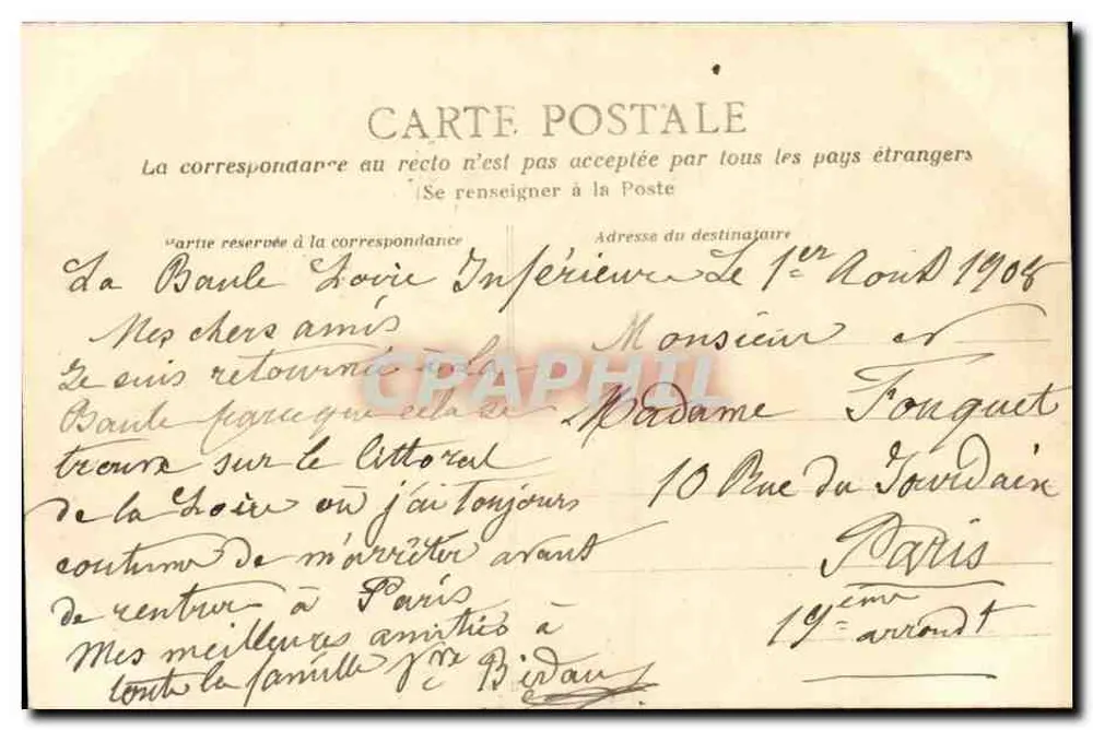 La Baule (Loire-Inf.) — Avenida Pierre-Percée — A. Louen - Verso
