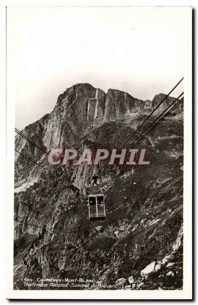 Chamonix-Mont-Blanc — Téléphérique Planpraz-Sommet du Brevant — LL — n°580 - Vorderseite