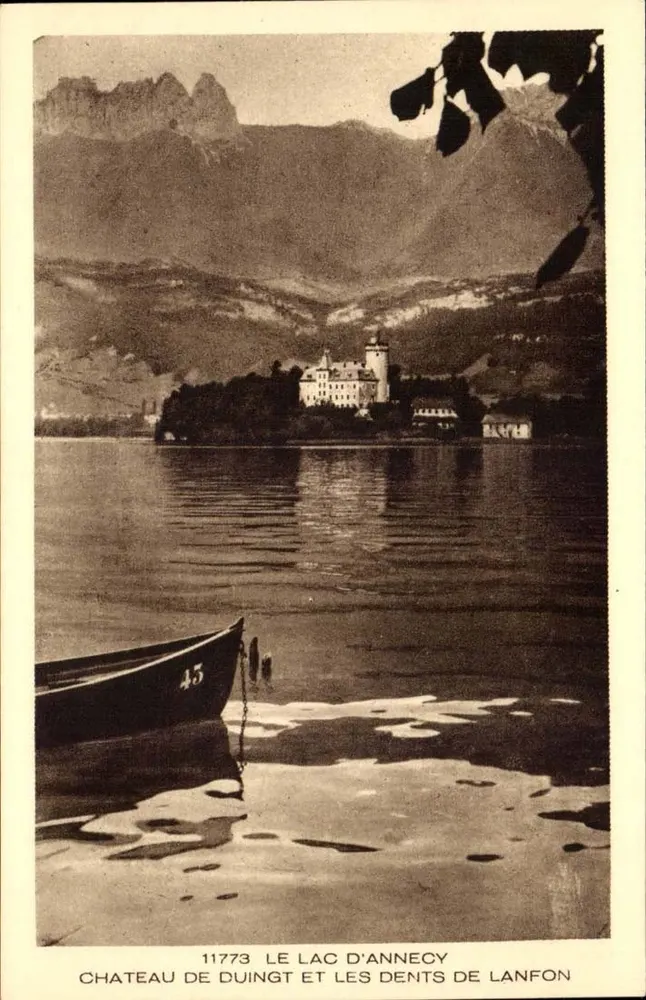 Schloss Duingt und die Dents de Lanfon — See Annecy — Sammlung Les Deux Savoies, n° 11773 - Vorderseite