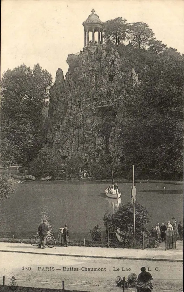 Paris — Buttes-Chaumont — Der See — L.C. — n°139 - Vorderseite