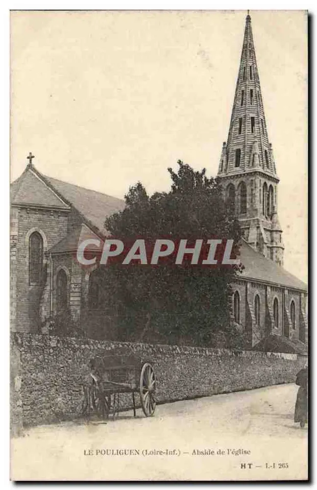Le Pouliguen (Loire-Inf.) — Abside da igreja — H.T. 1.-f 265 - Frente