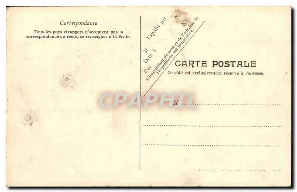 Place du Carrousel — Gambetta-Denkmal — V.P. Paris Nr. 31 - Rückseite