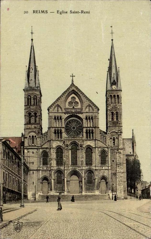 Reims — Kirche Saint-Remi — unbekannter Verlag, Nr. 20 - Vorderseite
