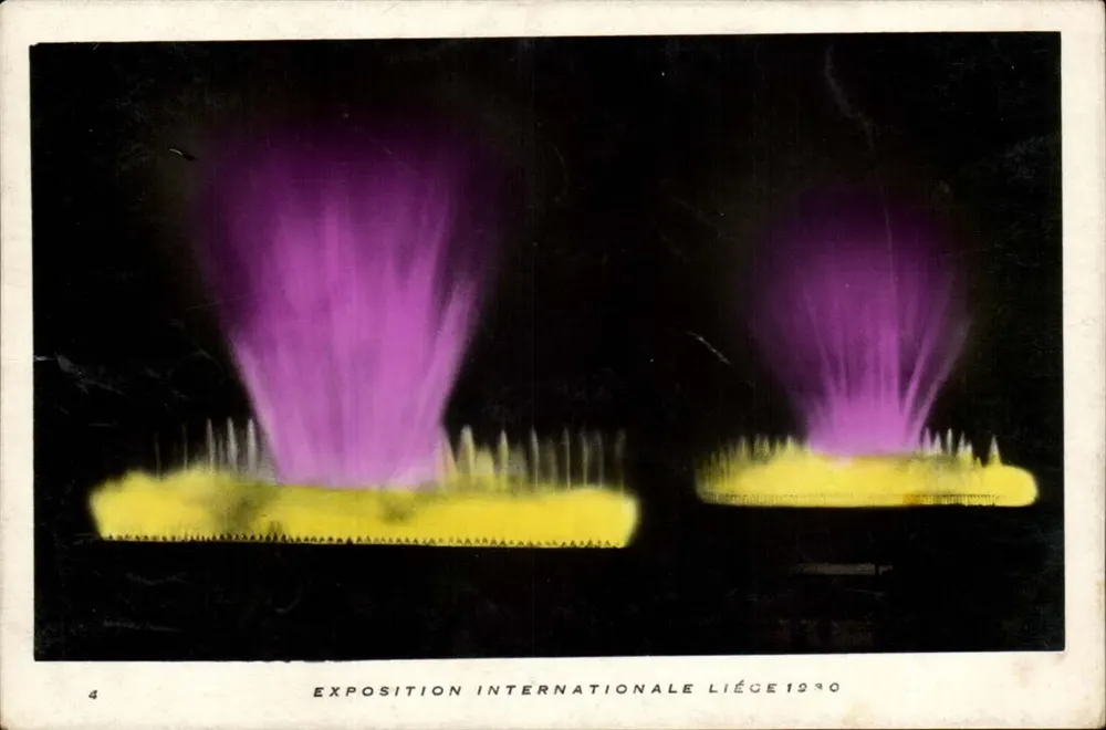 Zauberfontänen auf der Maas — Internationale Ausstellung Liège 1930 — N. Protin & F. Vuidar - Vorderseite