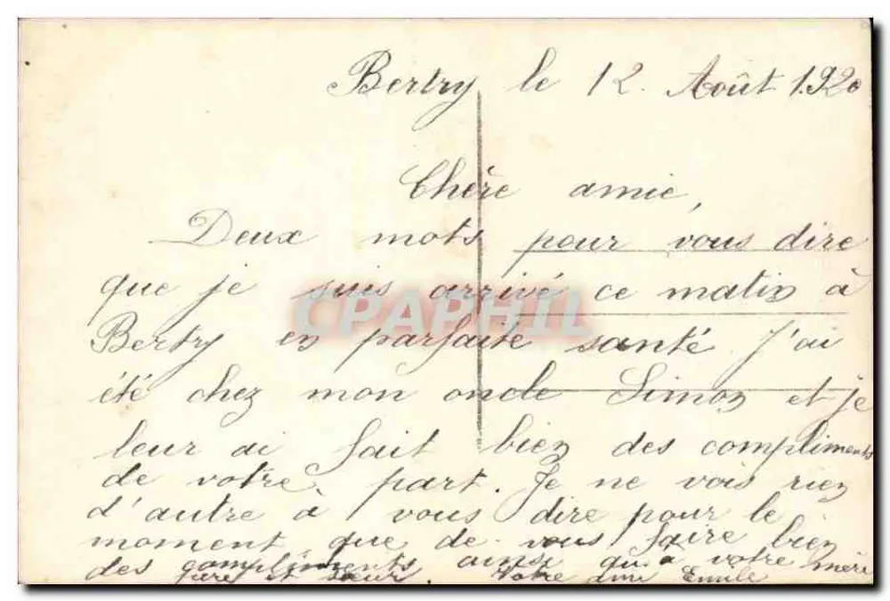 Junge Frau in blühenden Kleidern — Portrait — WD Paris n°1276 - Rückseite