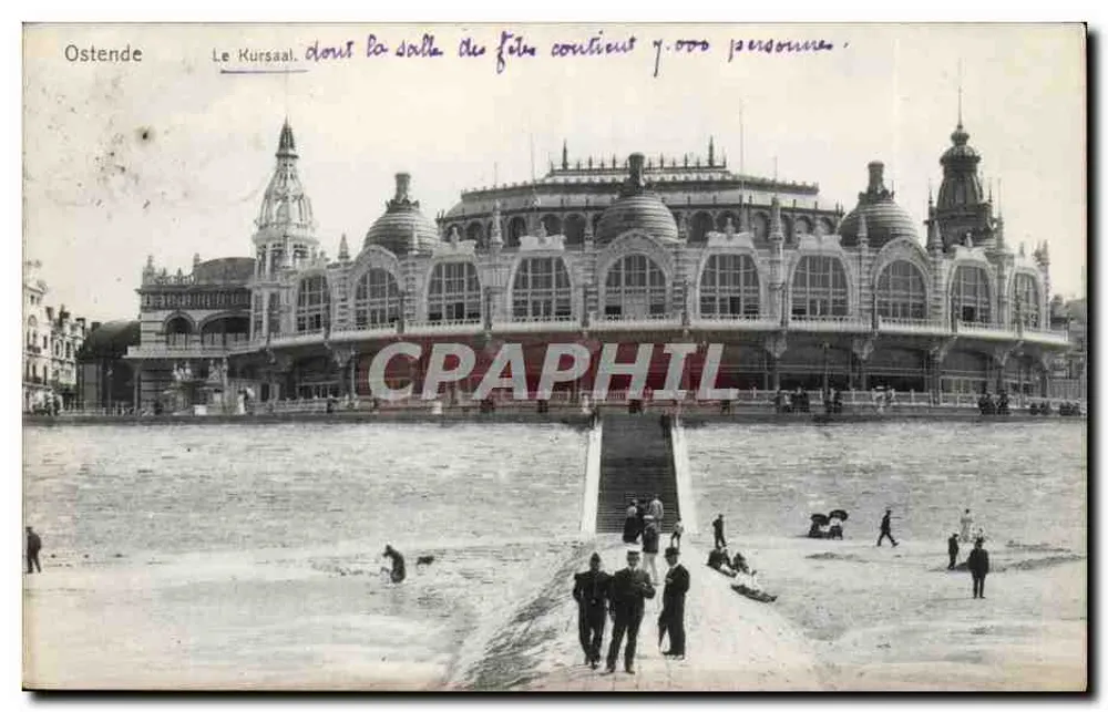 Ostende — Der Kursaal, dessen Saal 7.000 Personen fasst — Bruzelles, Serie 03 - Vorderseite