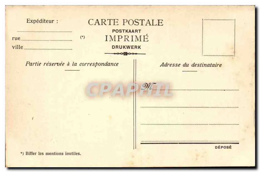 Dinant — Hauptansicht — F. Colle, Dinant - Rückseite