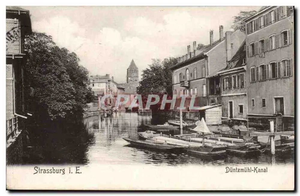 Strassburg i. E. — Dünstmühl-Kanal — editor não identificado - Frente