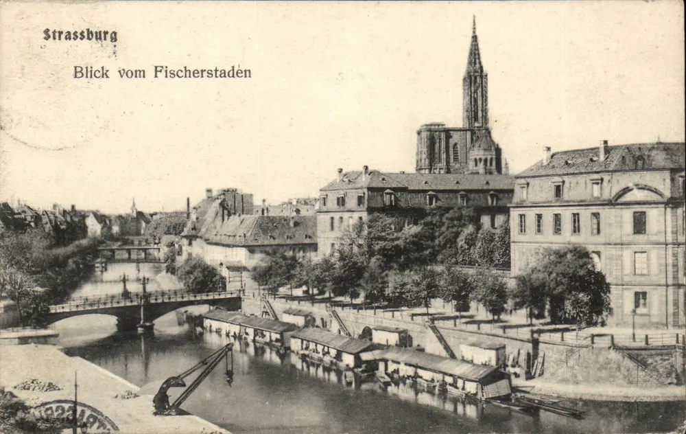 Straßburg — Aussicht vom Fischerviertel — Verlag unbekannt - Vorderseite