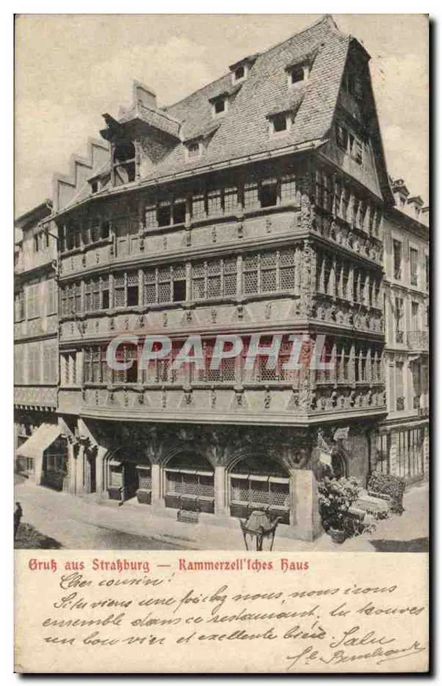 Strasbourg — Rammerzell'ches Haus — Verleger nicht sichtbar - Vorderseite