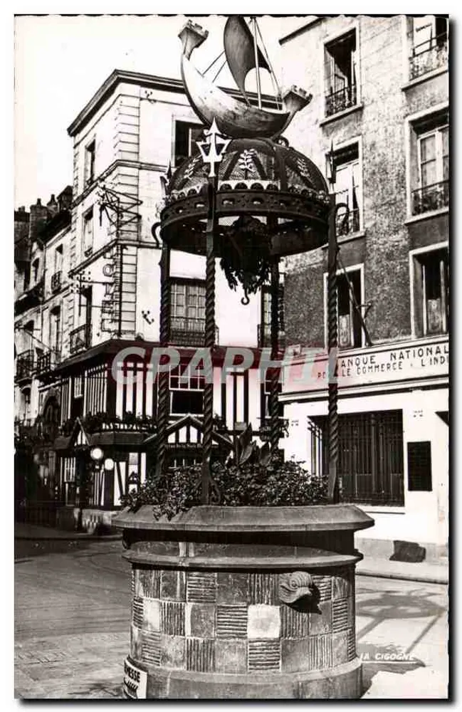 Dieppe (Sul) — O poço salgado — rua dos Ursos, rua André Laconte - Frente