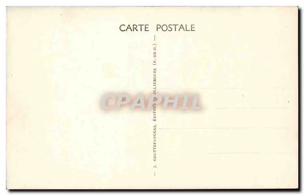 Le Mont-Dore — Rue Favart und Rue Marie-Thérèse — G. D'O. 858 - Rückseite
